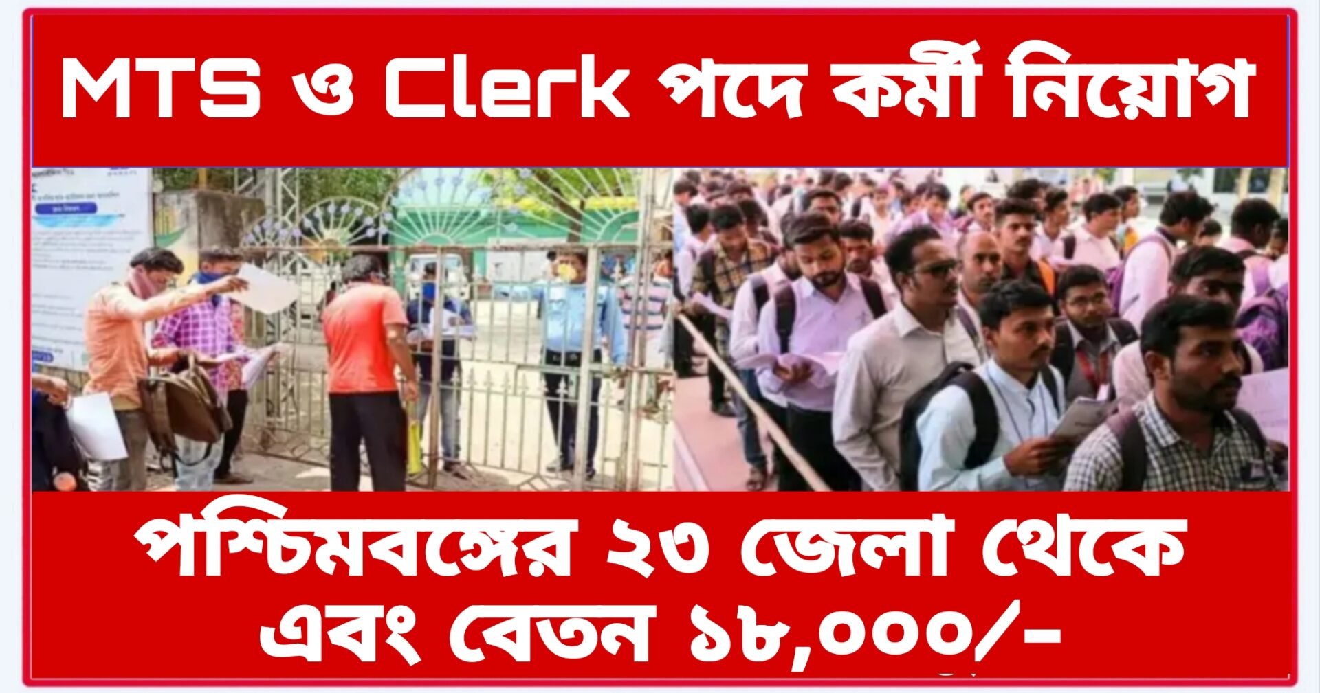 Clerk and MTS Recruitment 2024