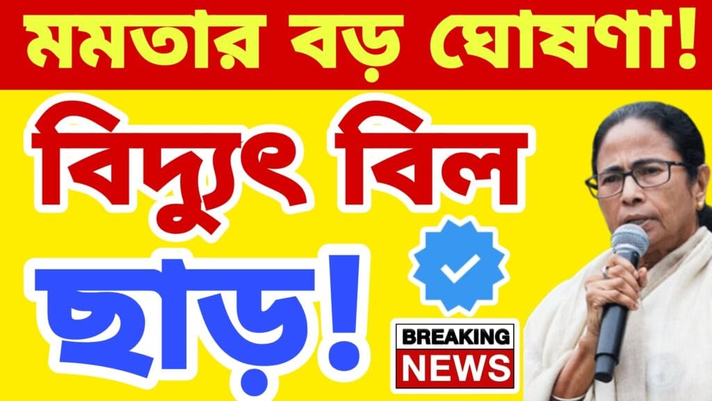 বিদ্যুৎ বিল মুকুব করলো মুখ্যমন্ত্রী