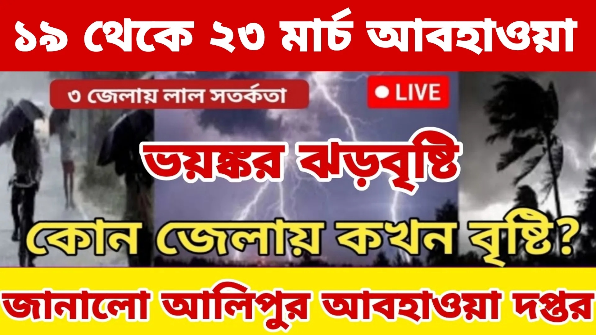 লাল সতর্কতা জারি