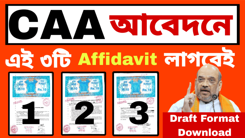 CAA Affidavit Format 2025